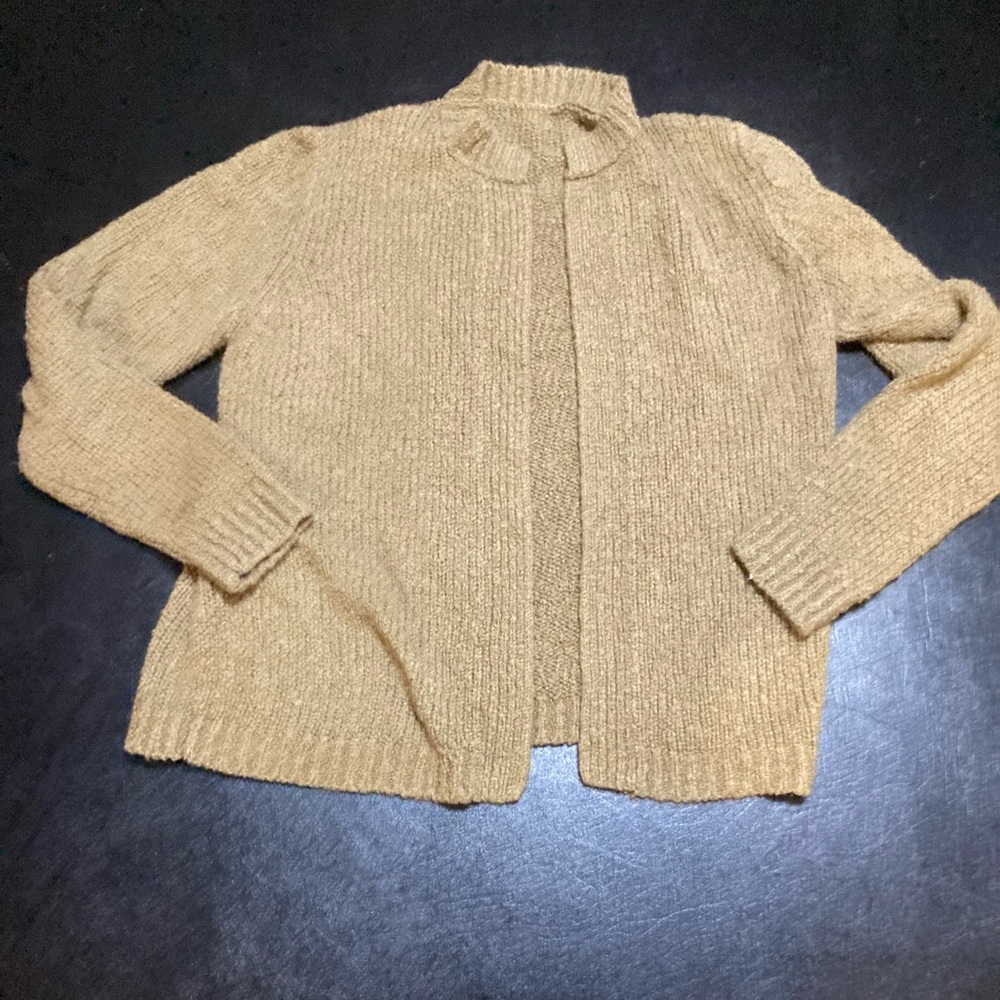 Elegant Tan Women's Cardigan